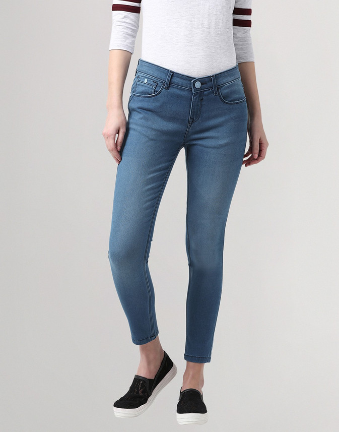 Buy MONTE CARLO Skinny Women Blue Jeans 
