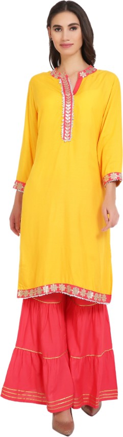 flipkart gota patti suit