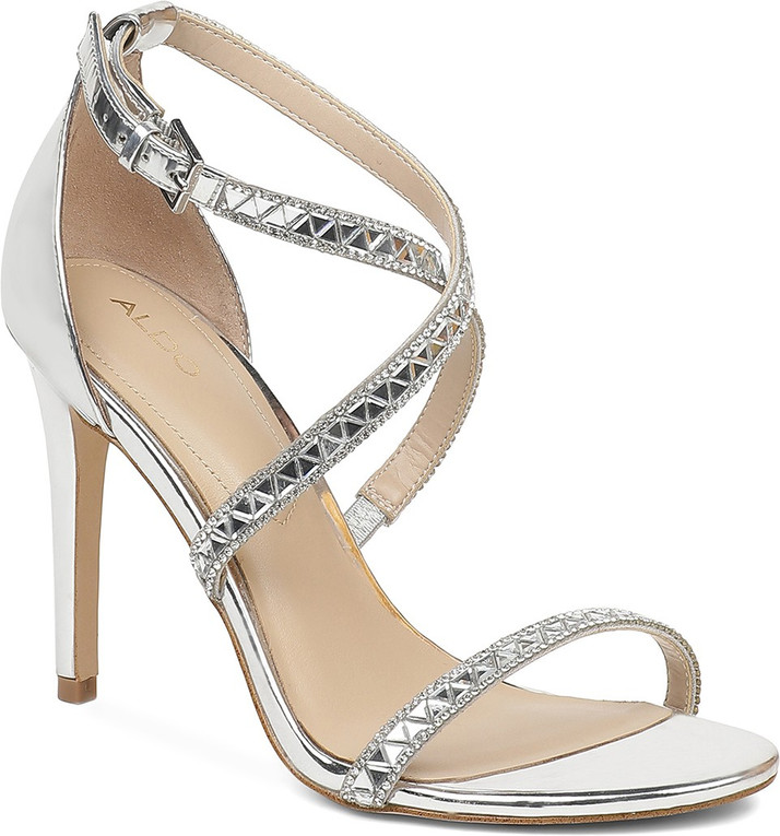 aldo silver sandals