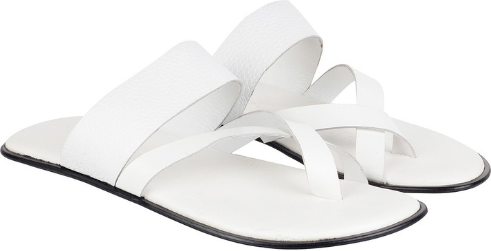 mens white flip flops