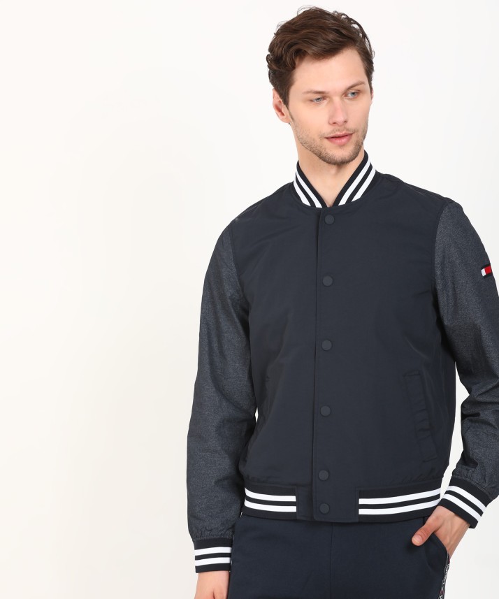 tommy hilfiger men's varsity jacket