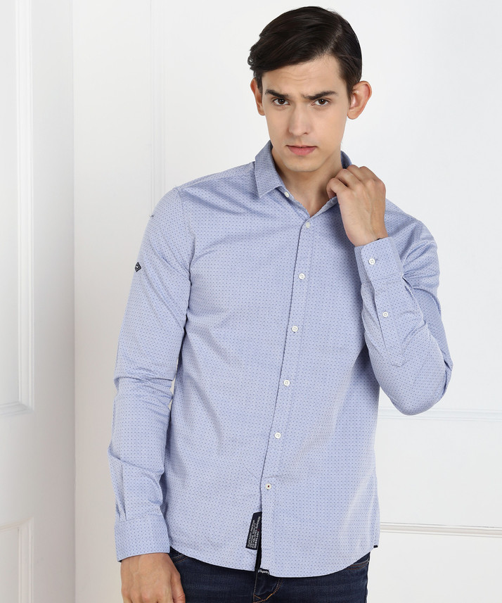 superdry blue shirt