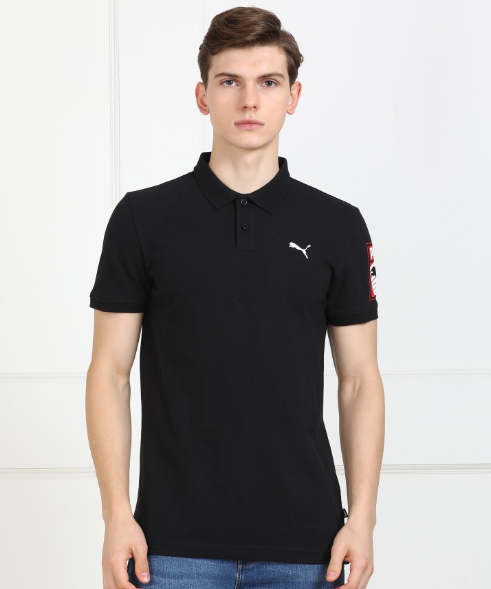 puma black t shirt mens