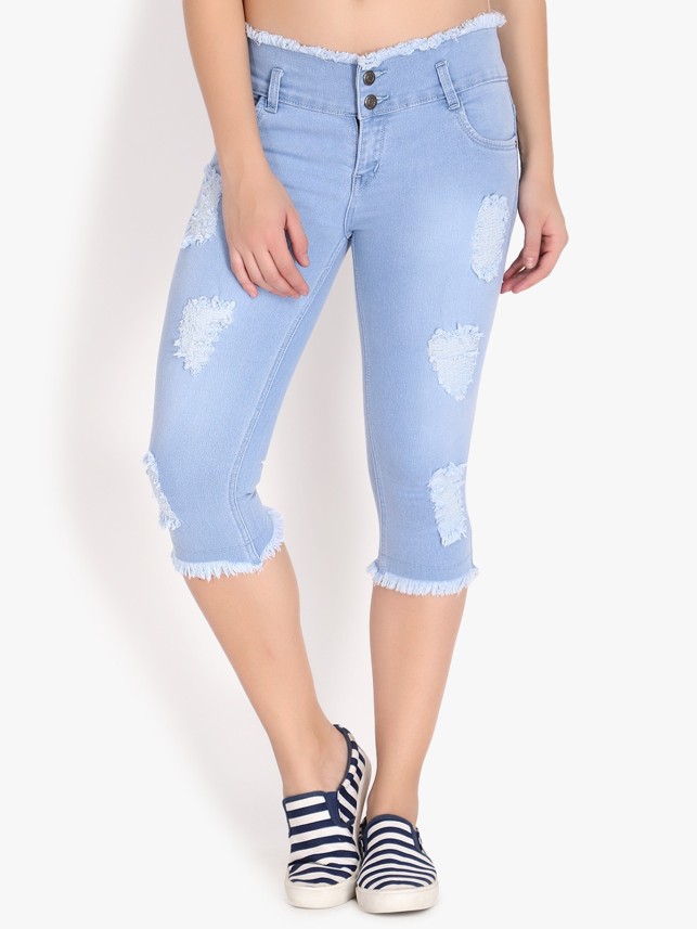 womens capri jeans