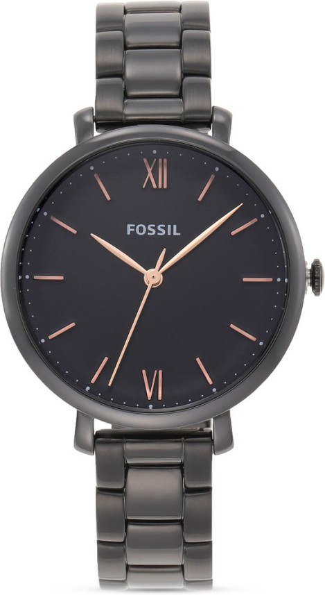 fossil watches black chain