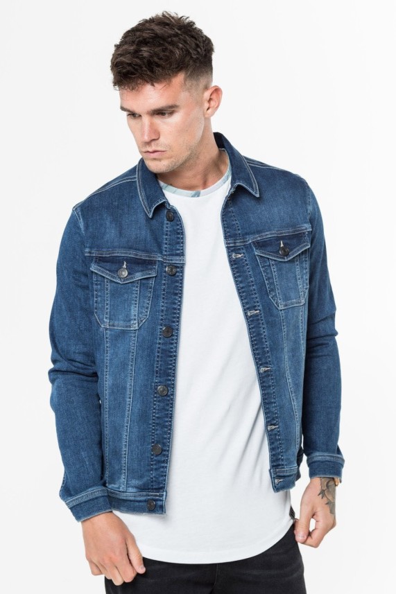 flipkart denim jacket men