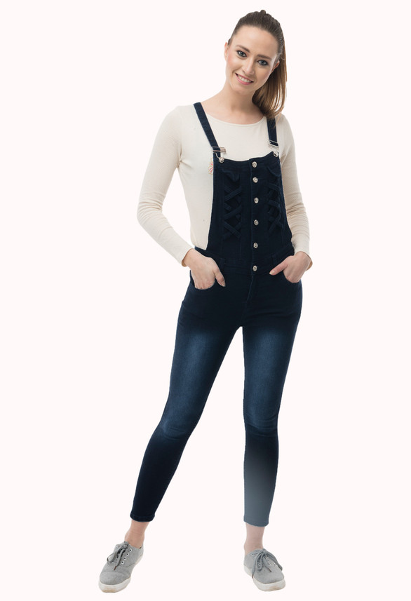 Buy AAKRITHI Solid Women Jumpsuit 
