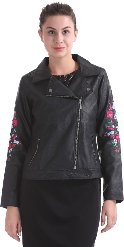 flipkart leather jacket ladies