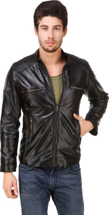 mens leather jacket in flipkart