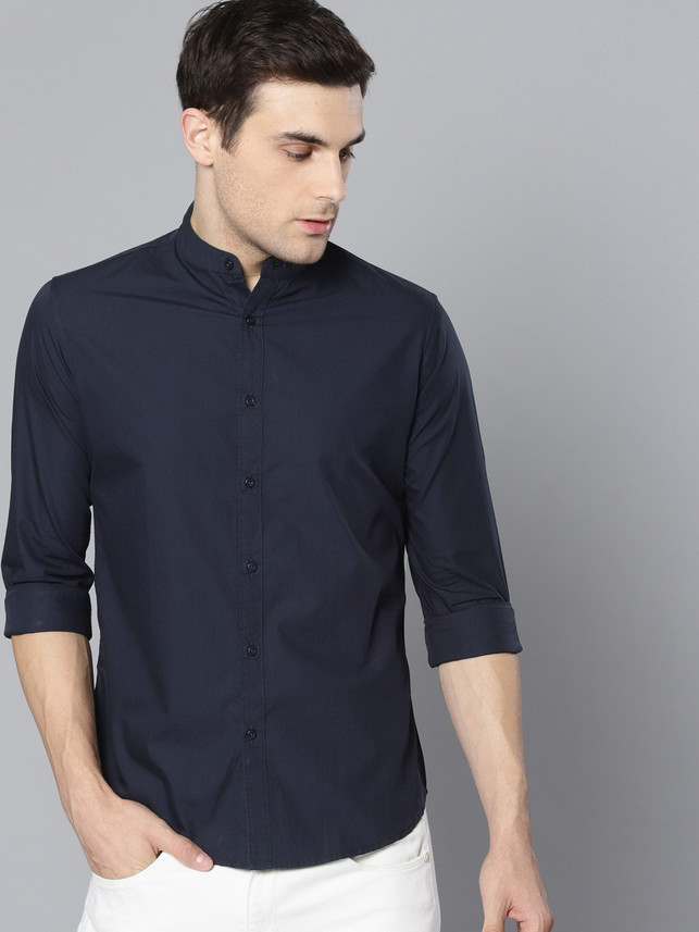 dark navy shirt