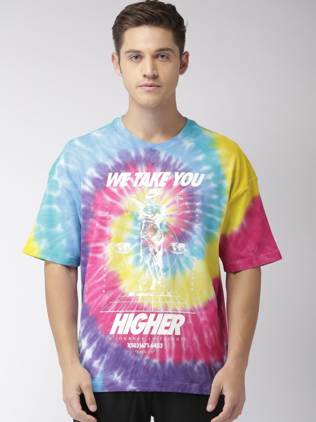 men tie dye tshirt