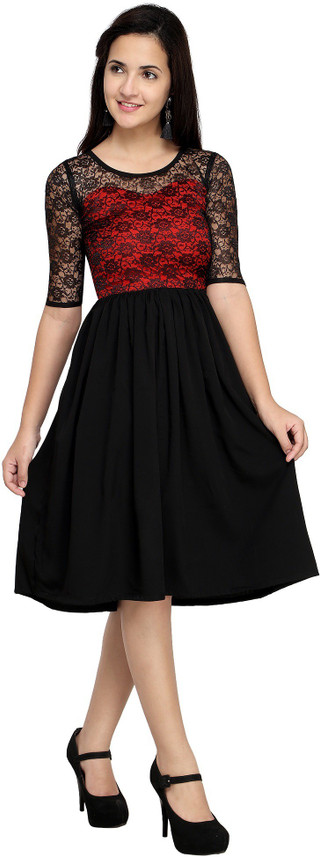 Kirshna creation Women Fit and Flare 