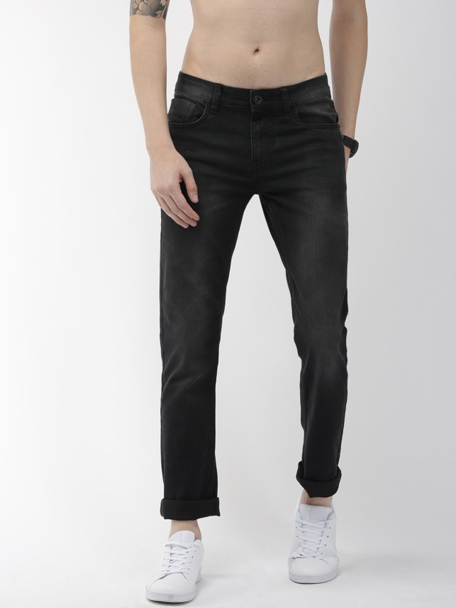 black damage jeans flipkart