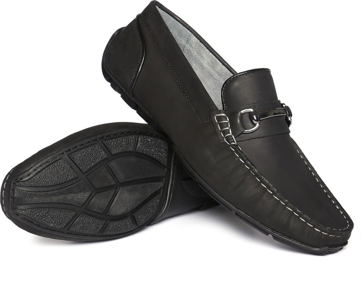 us polo black loafers