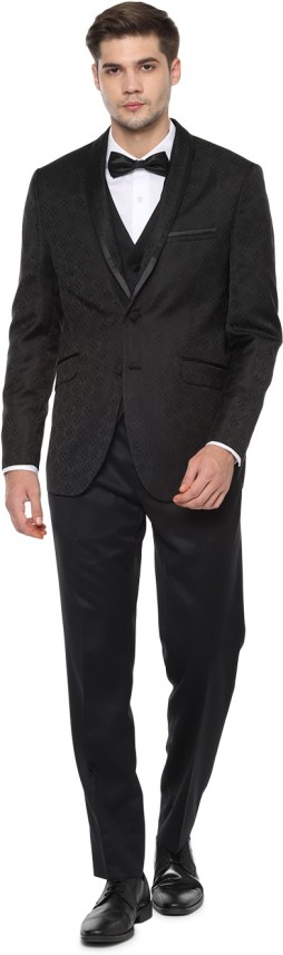 van heusen suits black