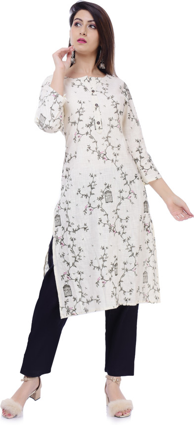geetafabric Women Printed A-line Kurta 