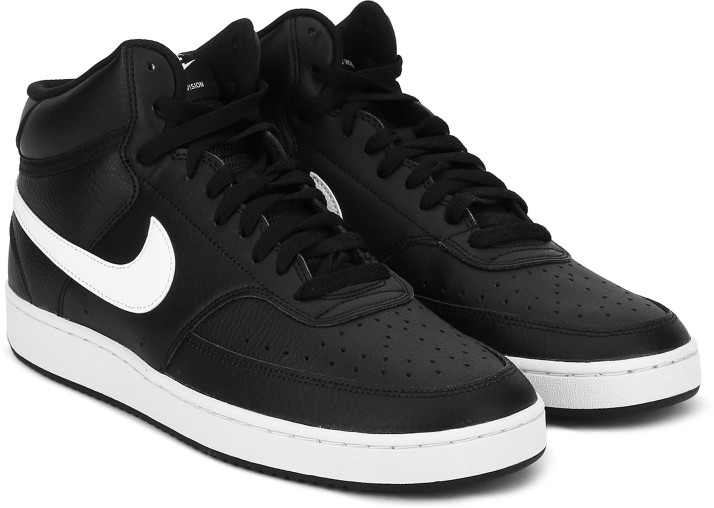 nike black high tops for men