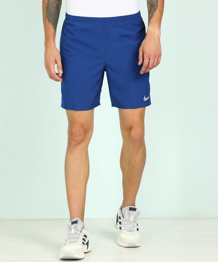 NIKE Solid Men Blue Sports Shorts - Buy 