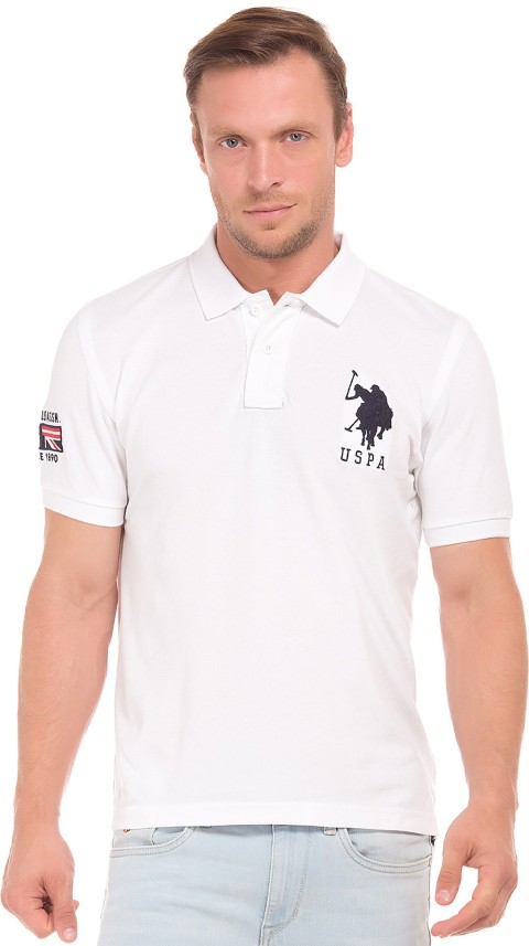 uspa white t shirt