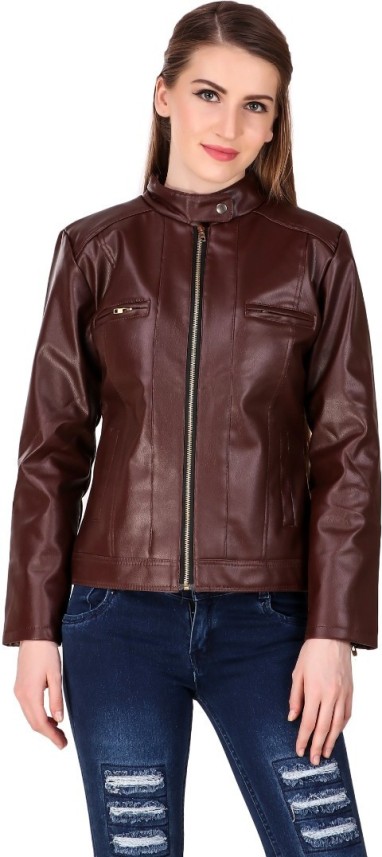 leather jacket women flipkart