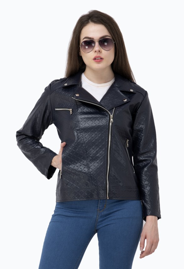 flipkart leather jacket ladies