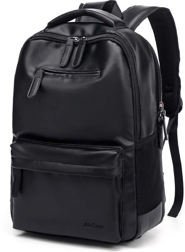 premium leather backpack