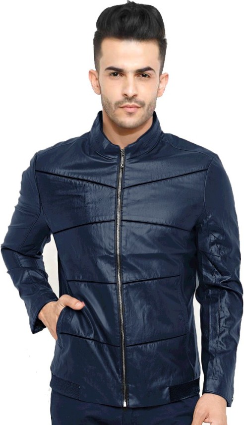 mens full grain leather jacket