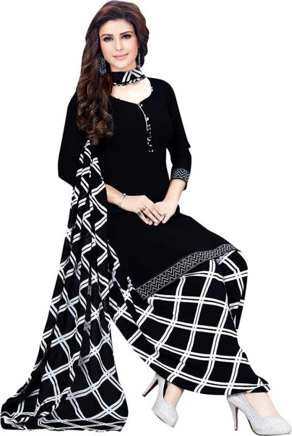 black salwar suit flipkart