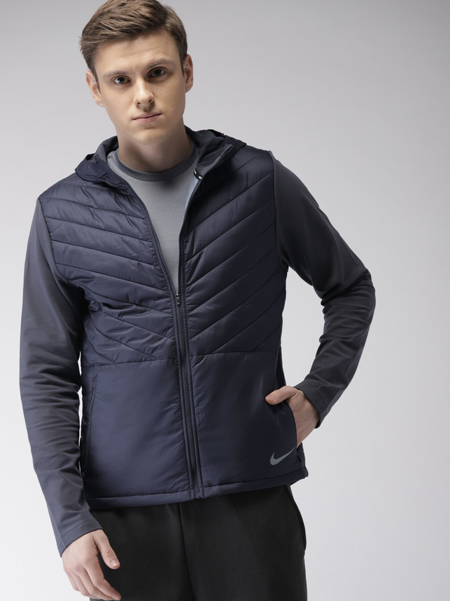 NIKE Full Sleeve Solid Men Jacket - Buy 