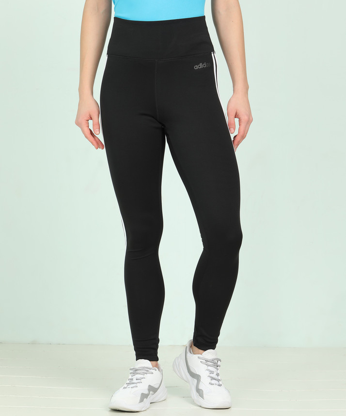 ADIDAS Solid Women Black Tights - Buy 