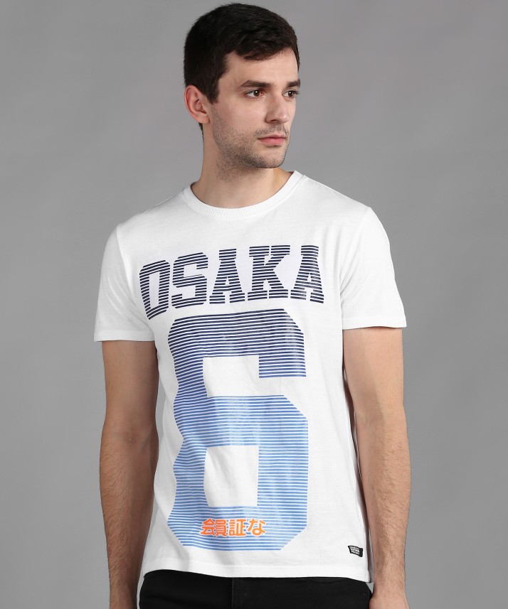 superdry mens white t shirt