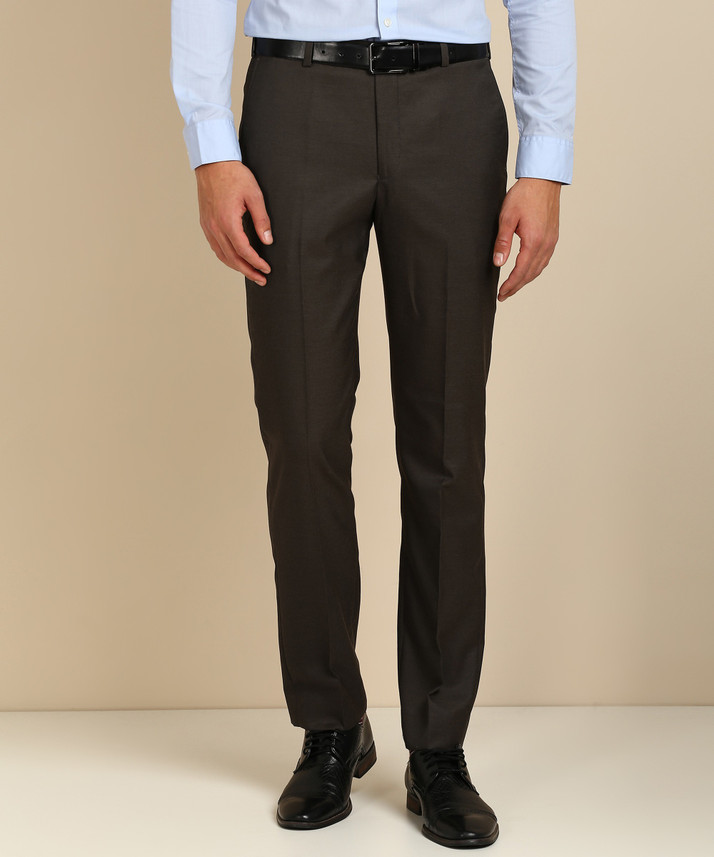 PARK AVENUE Regular Fit Men Brown 