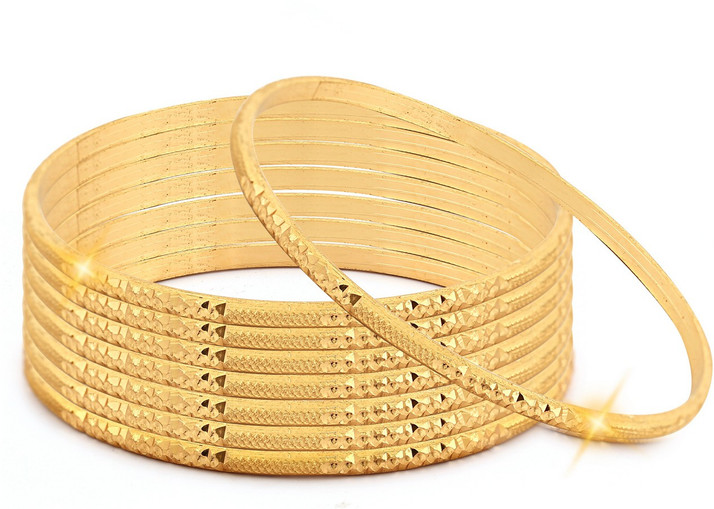 Gold plated bangles flipkart Clearance