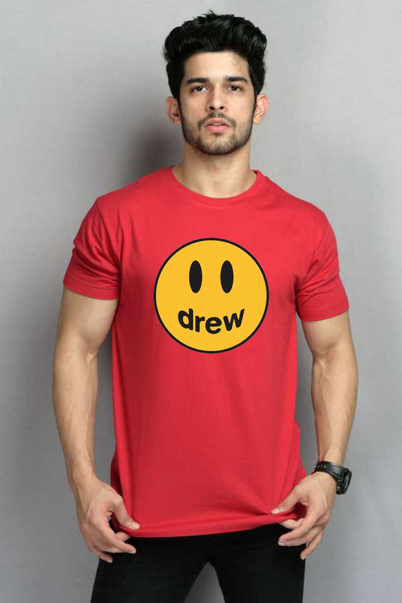 smiley printed t shirt