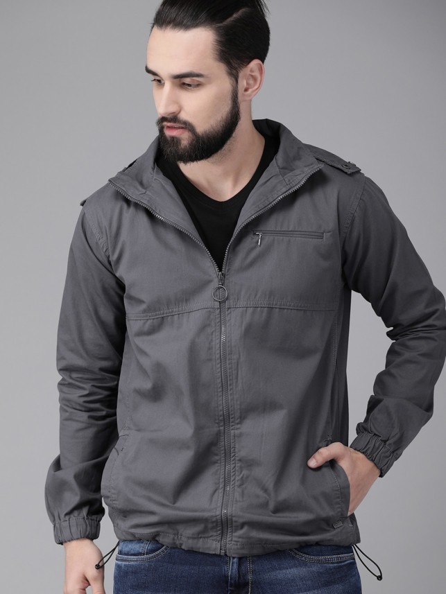 roadster full sleeve solid men's jacket