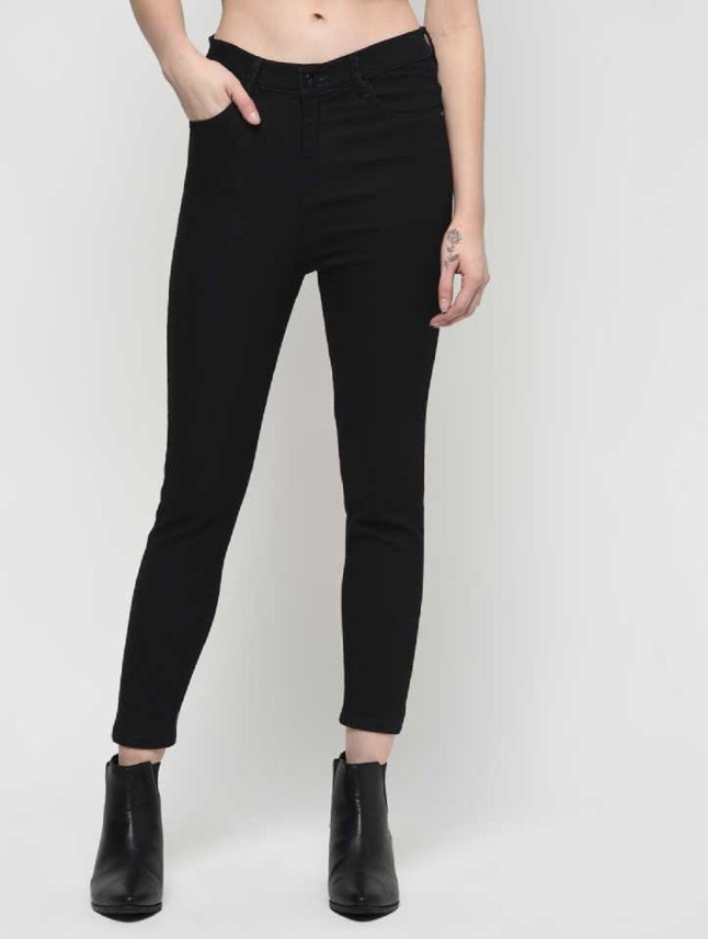 black jeans for ladies flipkart