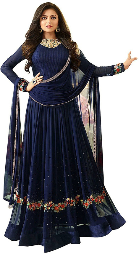 zapodad creation Georgette Embroidered 