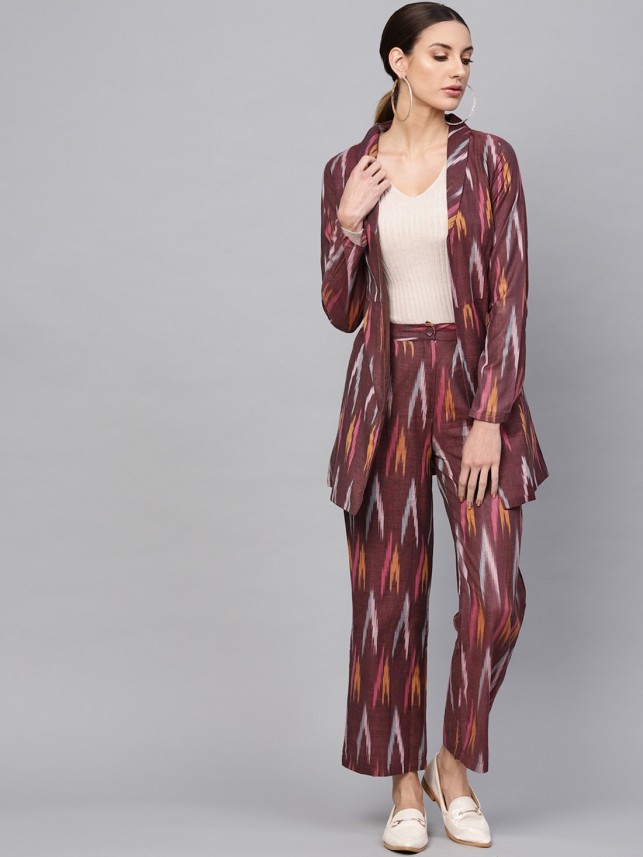 pant suit for women flipkart