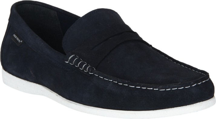 red tape navy loafers