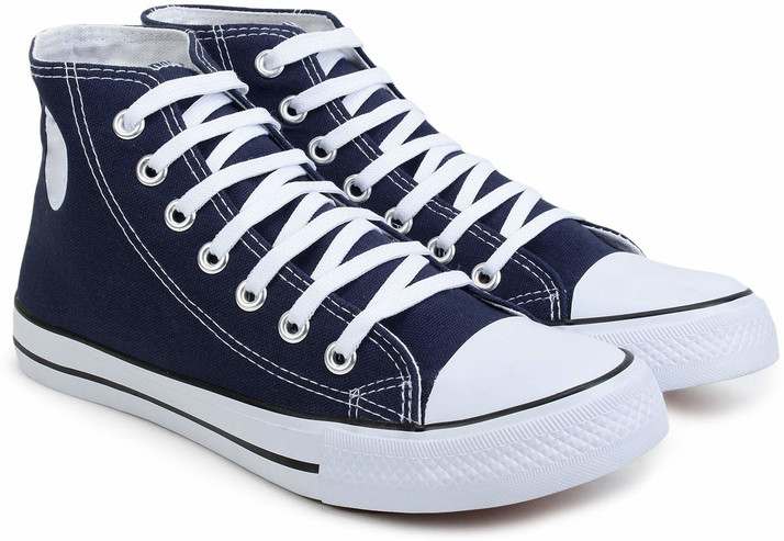 hi top canvas shoes