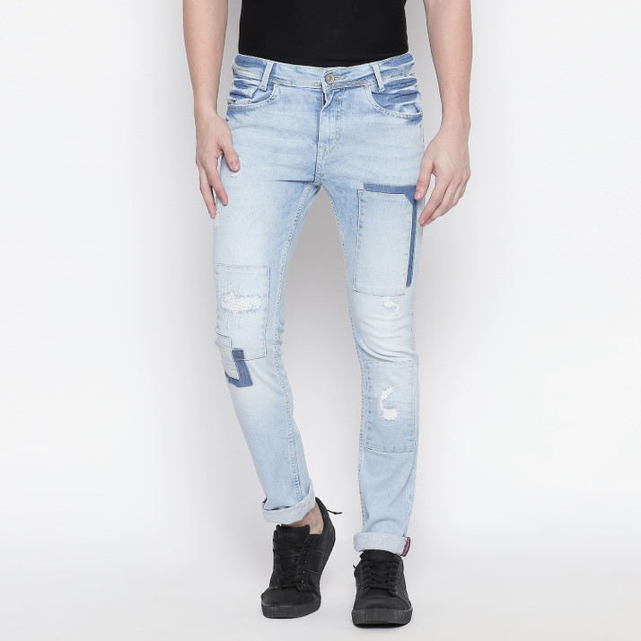 MUFTI Slim Men Light Blue Jeans - Buy 