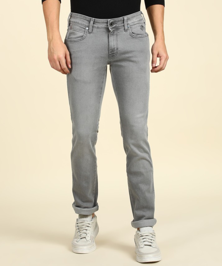 wrangler grey jeans mens