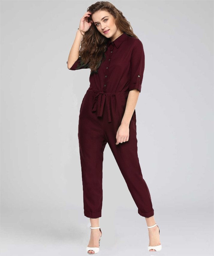 Mahi Fashion Solid Women Jumpsuit - Buy 
