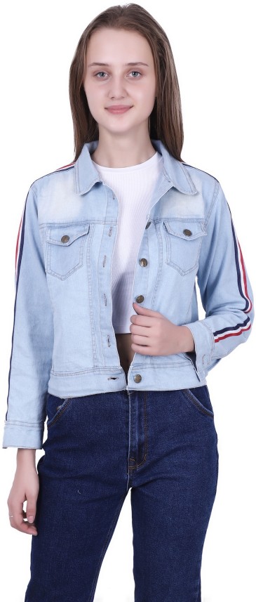 jeans coat for ladies flipkart