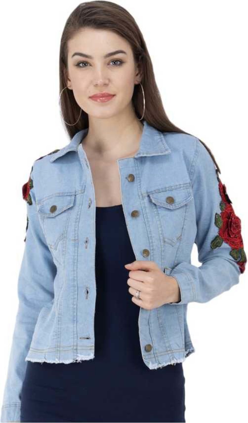 jeans coat for ladies flipkart