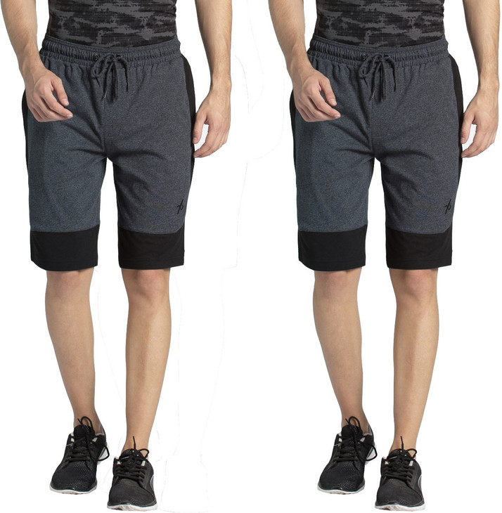 JOCKEY Solid Men Black Regular Shorts 