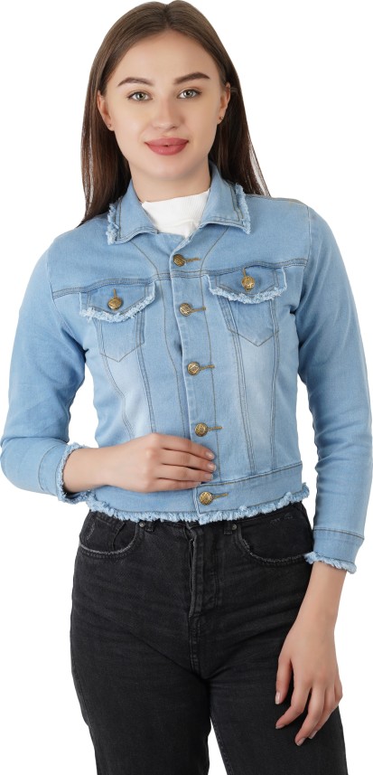 jeans coat for ladies flipkart