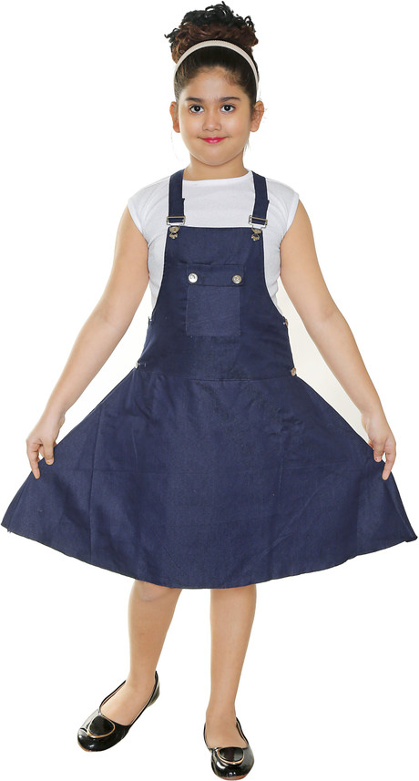 Girls Party Solid Cotton Satin Blend 