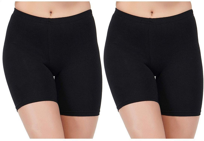 womens black cycling shorts