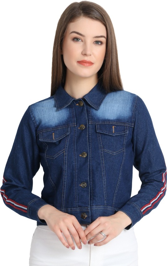 jeans coat for ladies flipkart